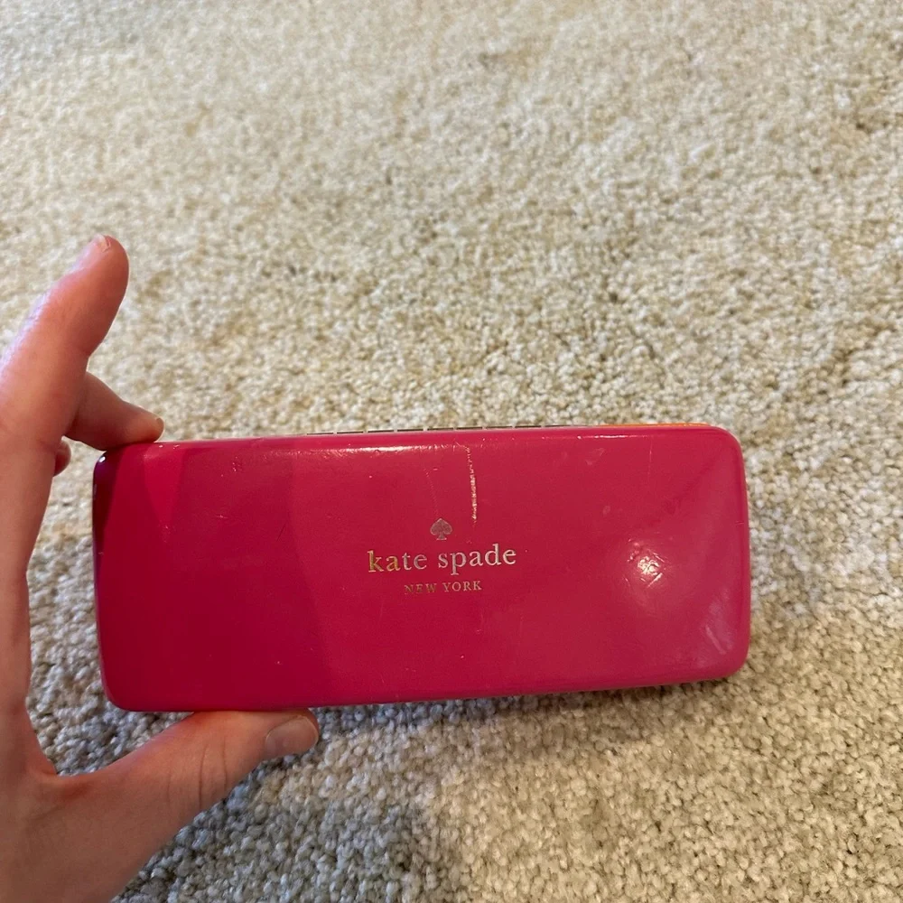 Kate Spade Black and Gold Glasses